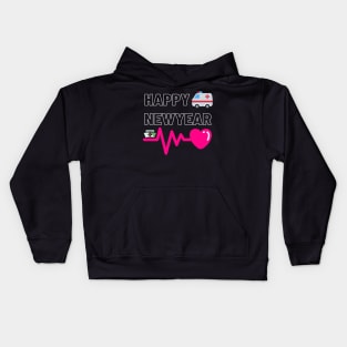 Nurse Squad Happy New Year Kids Hoodie